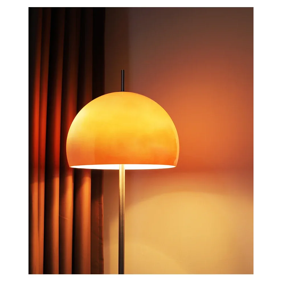 Orange Glass Floor Lamp | Stained-glass Table or Mid-century Modern Living Room & Bar Casalolalights Luxury Lamps