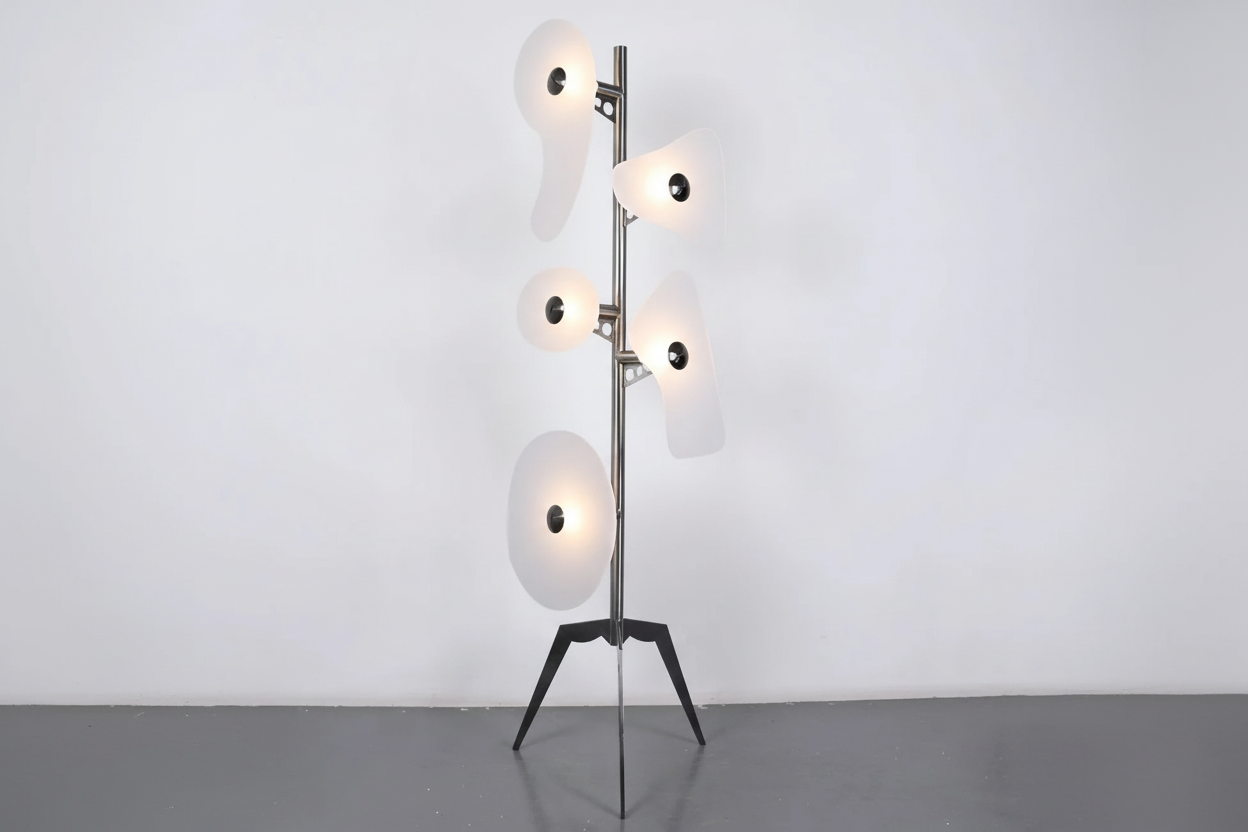 Orbital Floor Lamp 170cm | Sculptural Modern Standing Integrated Led Living Room & Reading Corner Casalolalights Luxury
