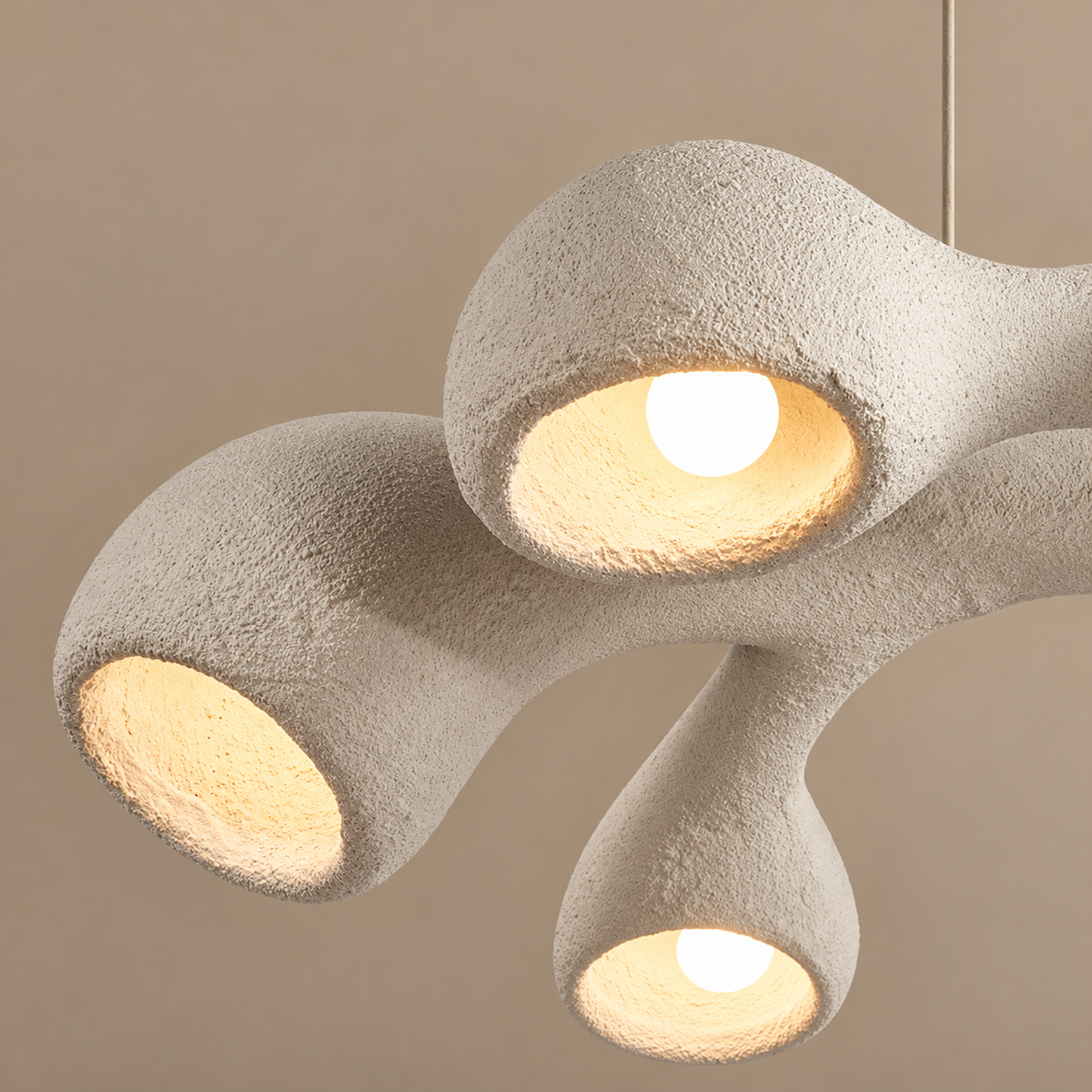 Kitchen Island Pendant Lighting - Organic Resin Casalola Lights Luxury Lamps for Interior Designers