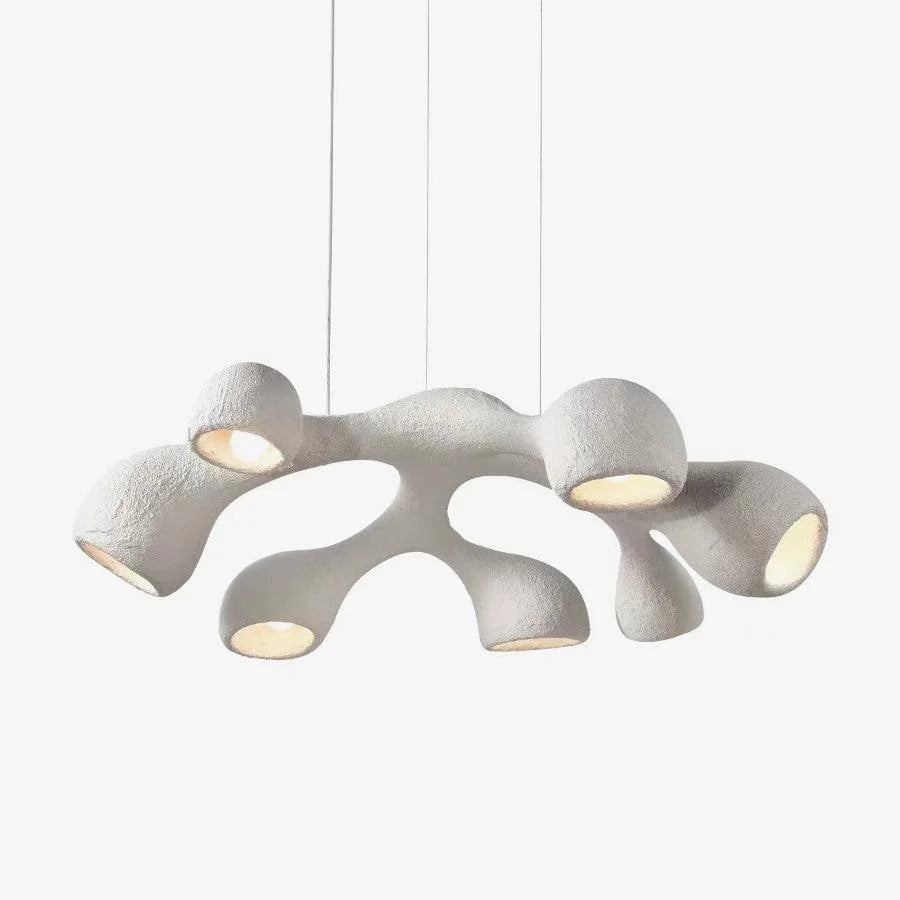 Organic Sculptural Pendant | Matte Ceramic-composite Downlight 107cm Wabi-sabi Kitchen & Loft Casalolalights Luxury