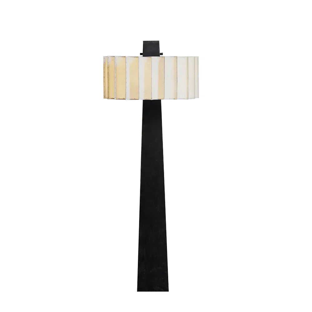 Alabaster Floor Lamp 165cm | 1970s Pleated-shade Standing Mid-century Modern Living Room Casalolalights Luxury Lamps