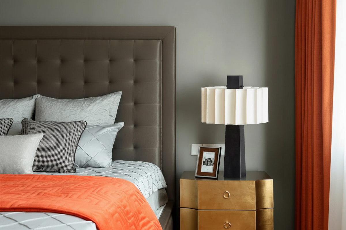 Alabaster Table Lamp 60cm | 1970s Pleated-shade Mid-century Modern Bedroom & Living Casalolalights Luxury Lamps