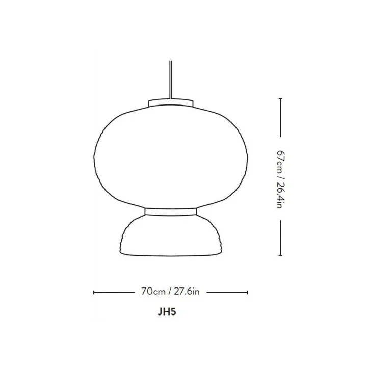 Aka-4 Paper Lantern Lamp - Minimalist Japanese Craftsmanship