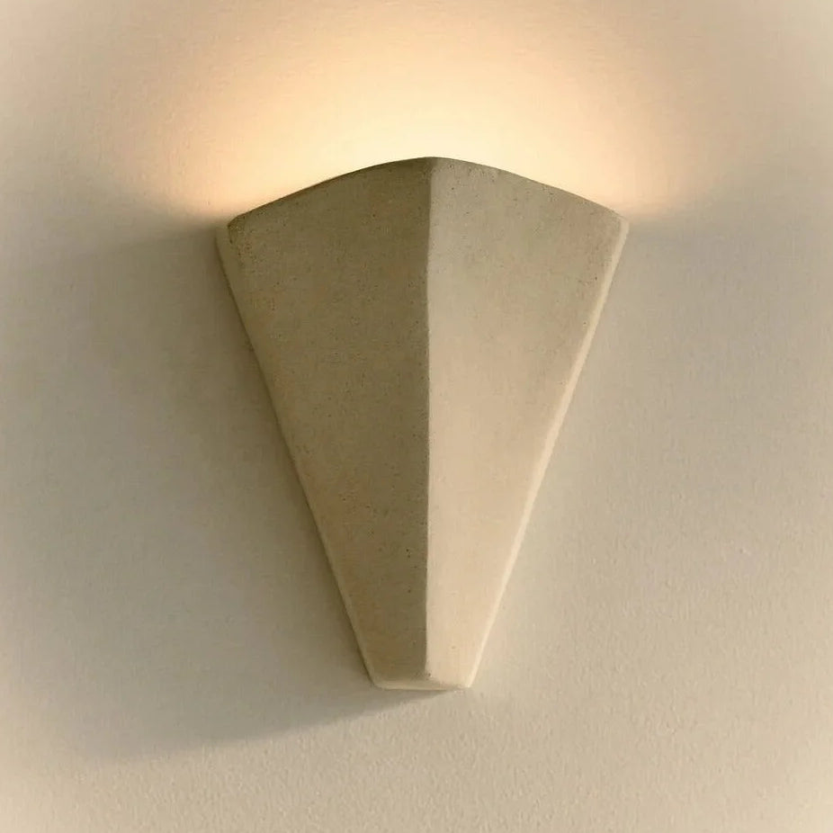 Plaster Tiered Wall Sconce | Modern Hallway Accent Light