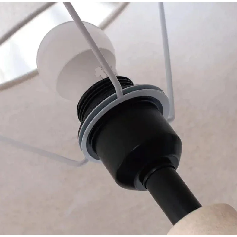 Wabi Sabi Ceramic Table Lamp Zebra Minimalist Desk for Bedroom Living Room