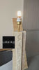Travertine Stone Column Floor Lamp Base with Brass Fitting.mp4