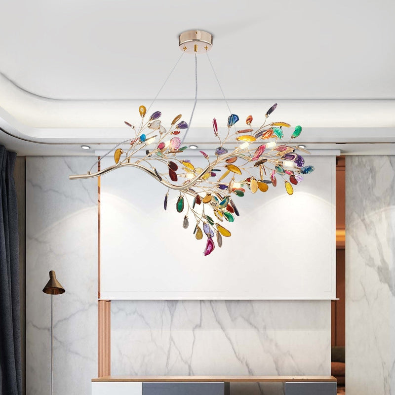 Real Agate Firefly Chandelier | Living Room Luxury Casalola - Chandeliers