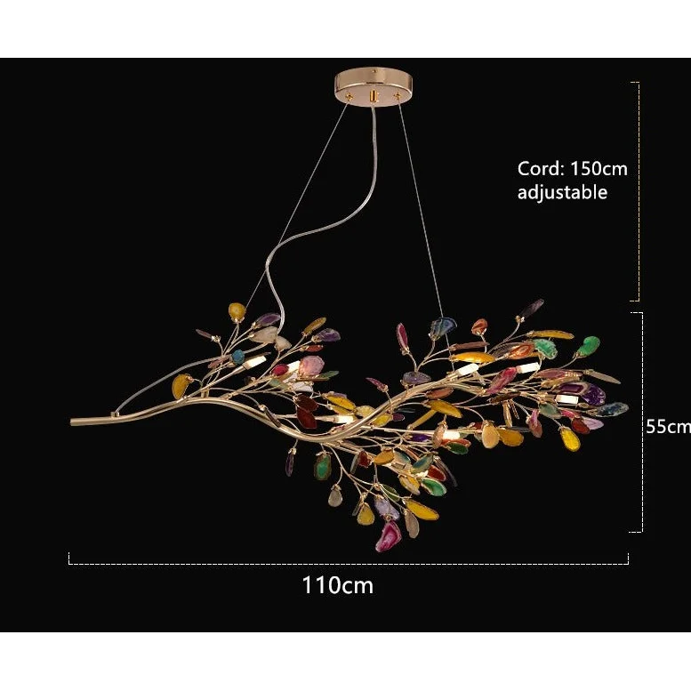 Real Agate Firefly Chandelier | Living Room | Luxury | Casalola