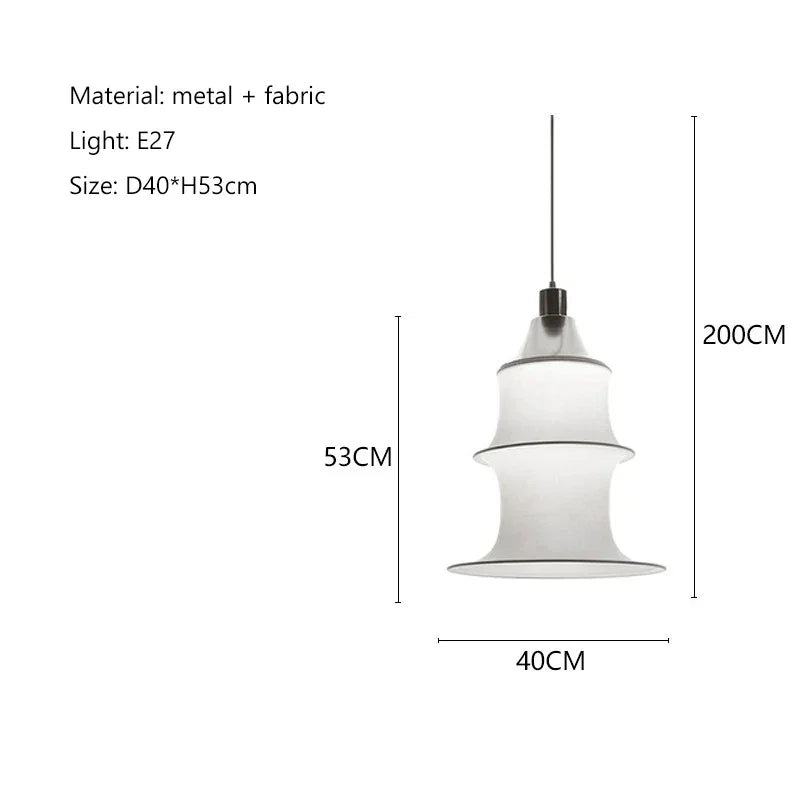 Modern Minimalism White Real Silk Pendant Light Hanging Ceiling Lights for Living Room Dining or Bedroom