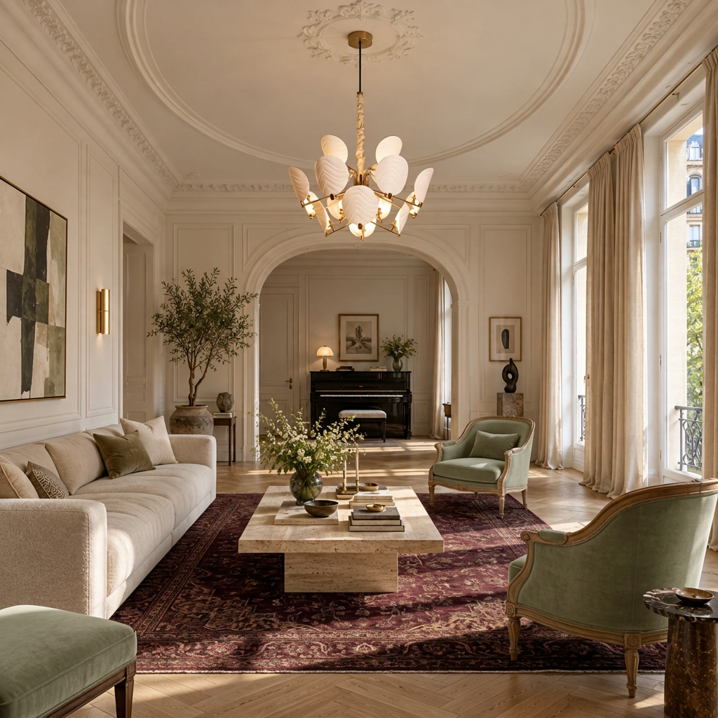 Large Chandelier - Retro Glass Bloom Casalola Lights Luxury Lamps for Interior Designers