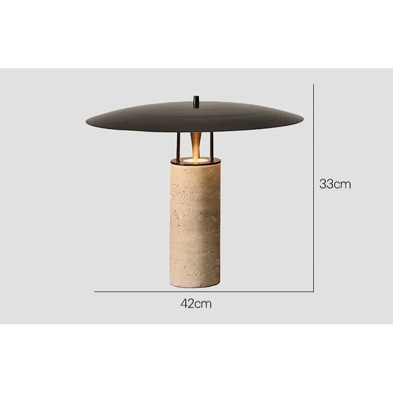 Nordic Designer Retro Cave Stone Led Marble Table Lamp | Modern Minimalist | Perfect for Living Room Study Bedroom