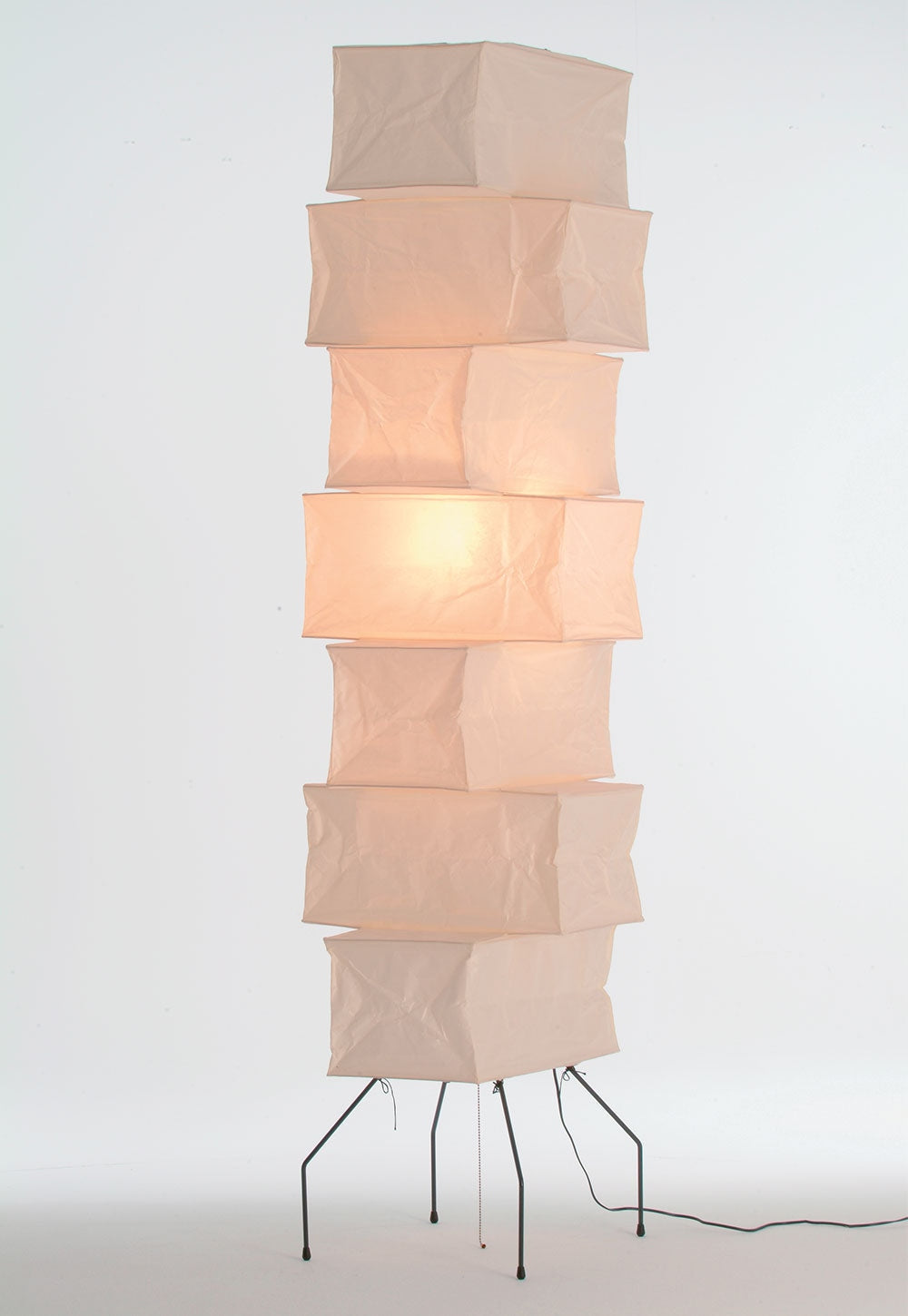 Isamu Noguchi Akari Light Sculpture Model Uf4-l10 Handcrafted | Floor Lamp For Living Room - Minimalist Floor Lamps