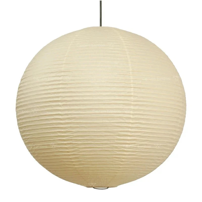 Round Paper Lantern Pendant Light 30-70cm | White Rice Minimalist Lamp Living Room & Bedroom Casalolalights Luxury