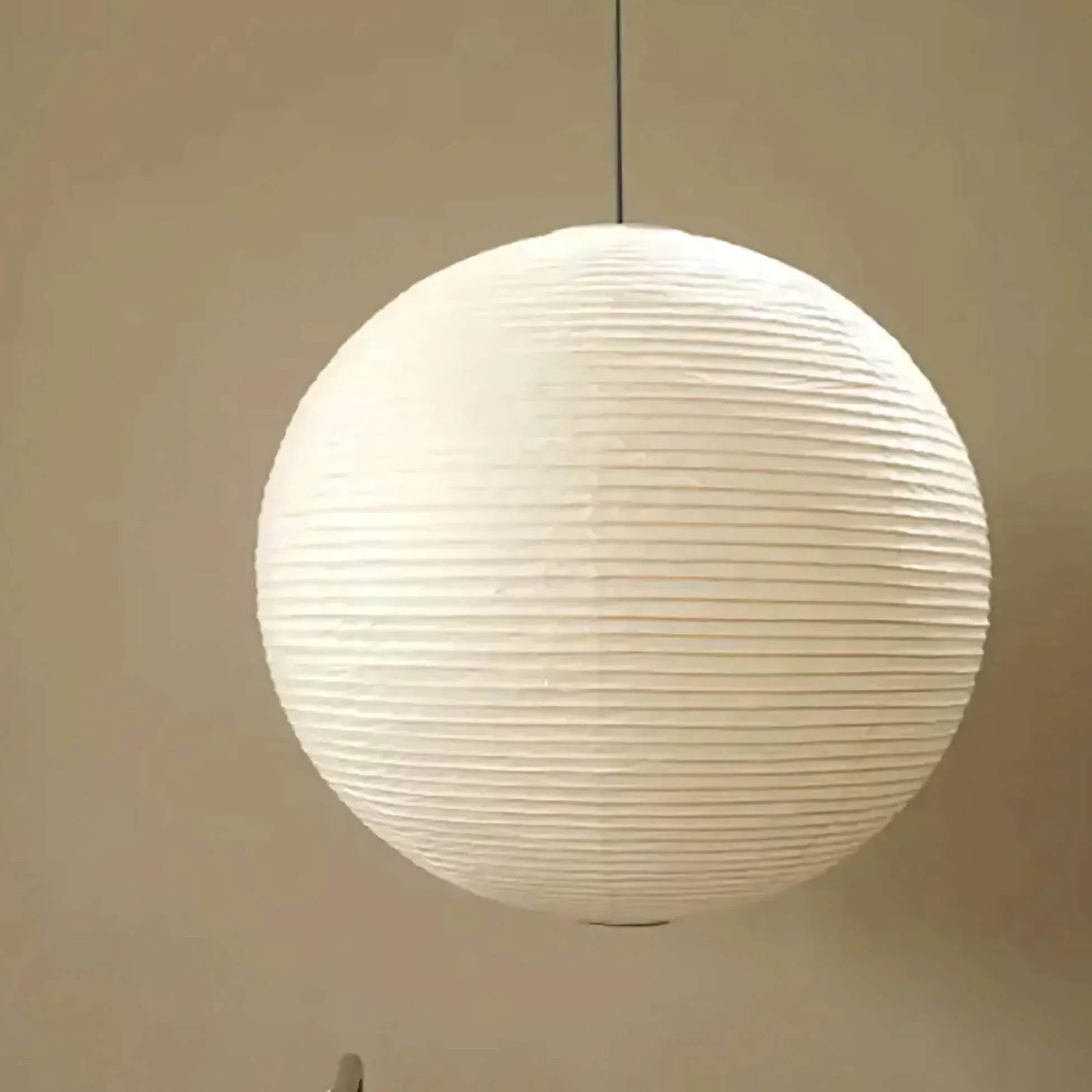 Ceiling Light Fixture for Living Room Bedroom | Noguchi Lamps Lanterns | White Rice Paper | Casalola