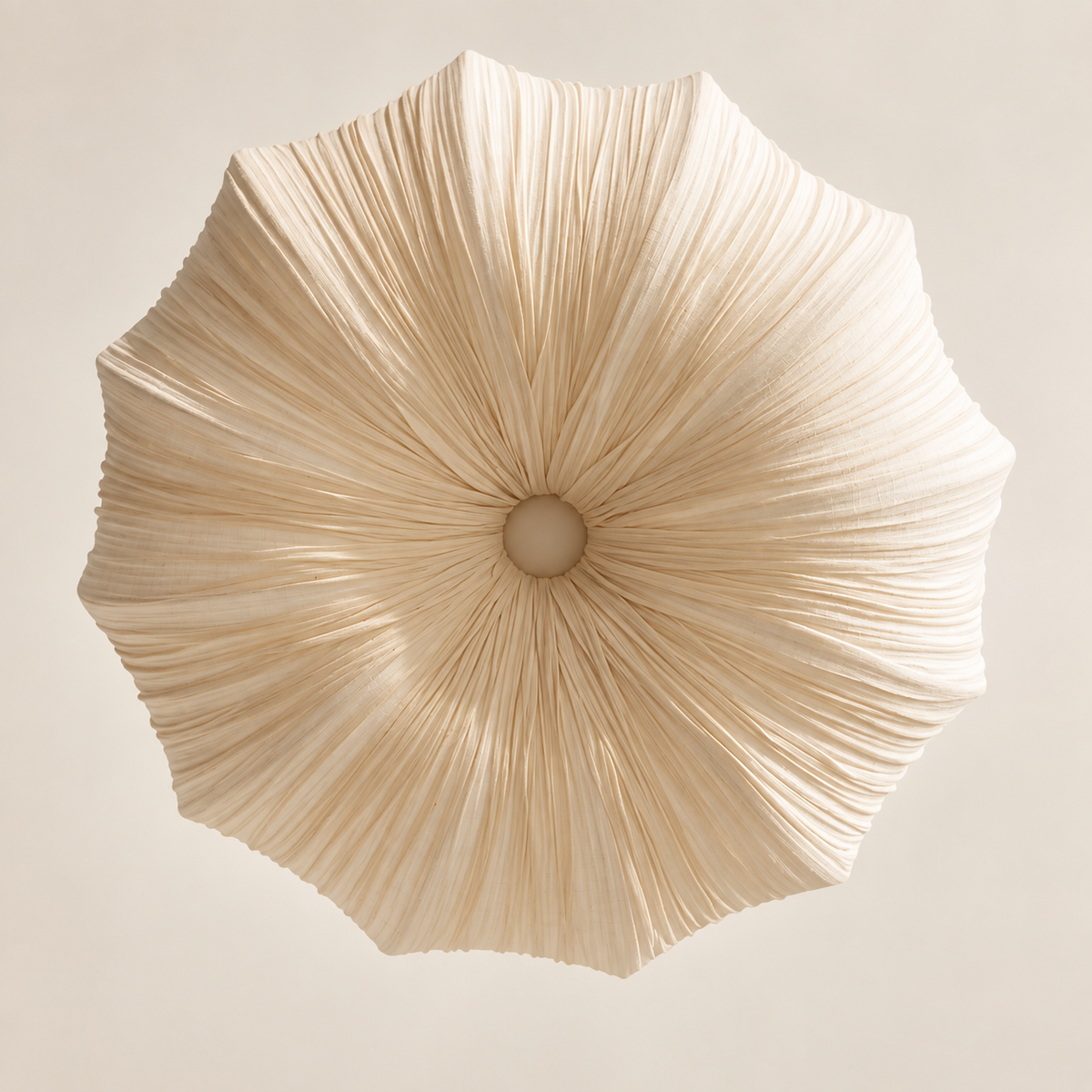 Linen Sculptural Pendant Chandelier | Hand-draped Wabi-sabi 40-100cm Japandi Dining Room Casalolalights Luxury Lamps