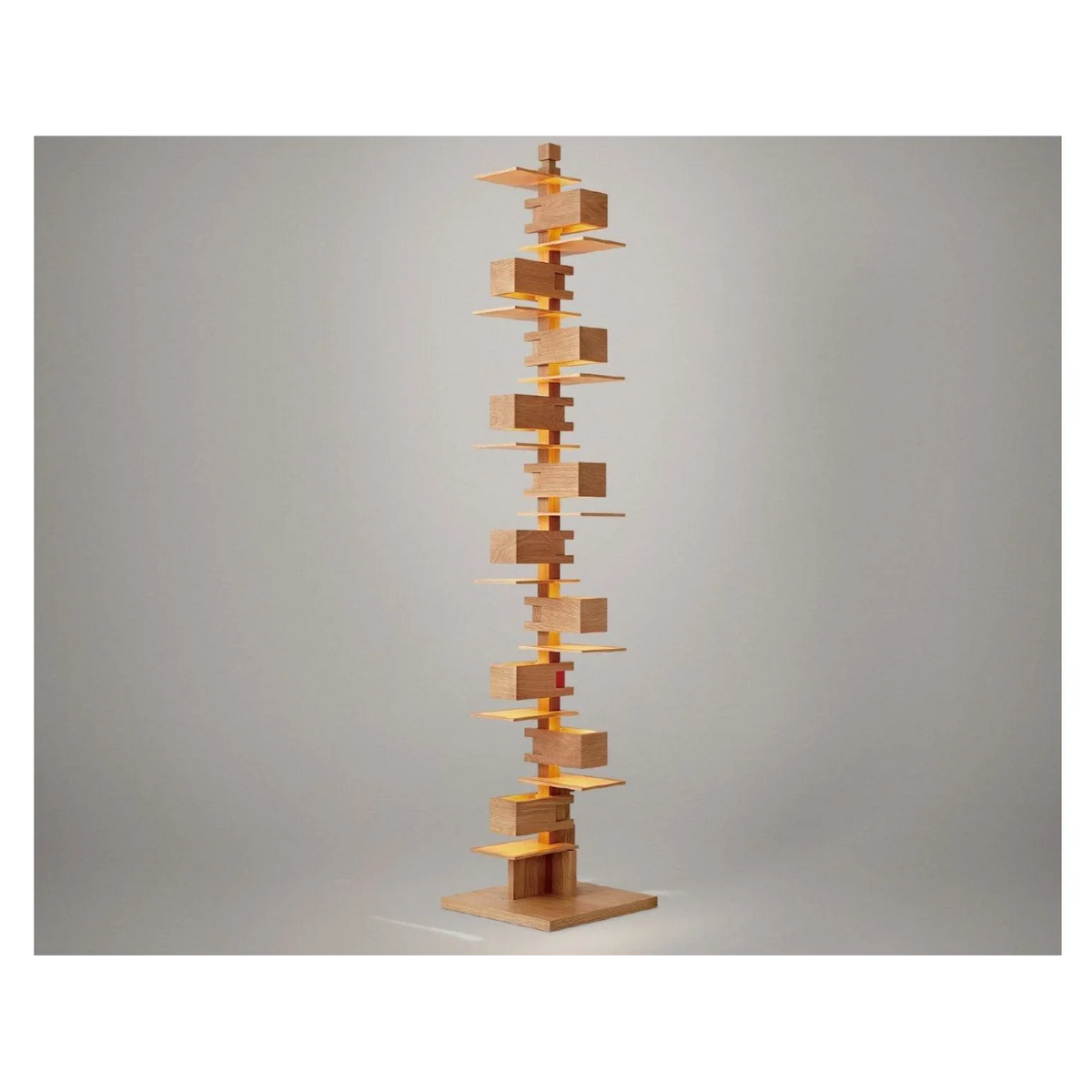 Wood & Iron Floor Lamp | Sculptural Mid-century Dimmable Table or Foyer Study Living Casalolalights Luxury Lamps