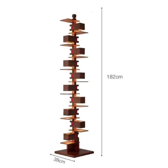Wood & Iron Floor Lamp | Sculptural Mid-century Dimmable Table or Foyer Study Living Casalolalights Luxury Lamps