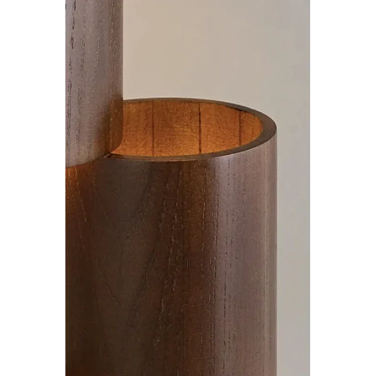 Solid Wood Floor Lamp | Sculptural Natural-grain Japandi Minimalist Living Room & Bedroom Casalolalights Luxury Lamps