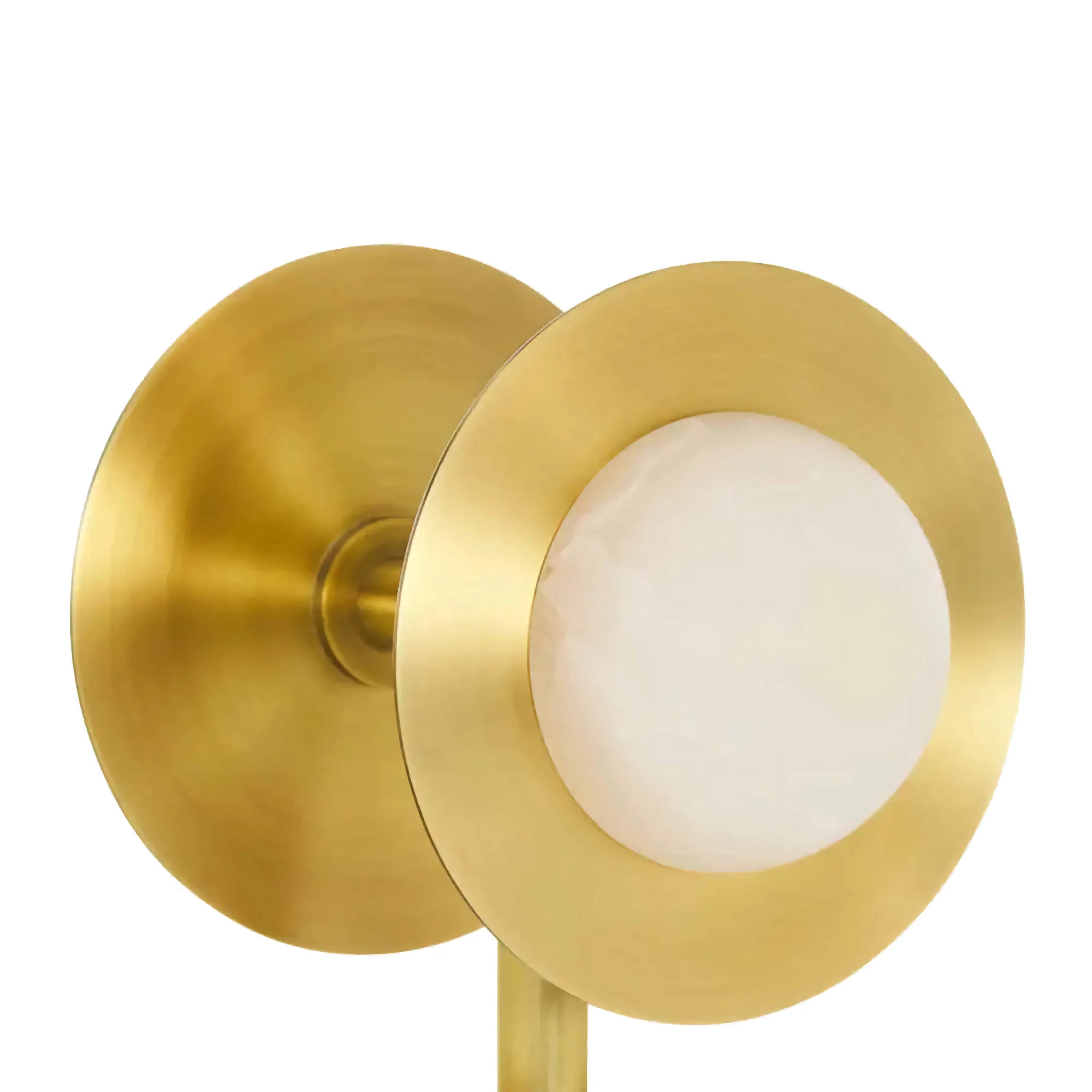 Sculptural Alabaster & Brass Floor Lamp | Atelier Inspired Design