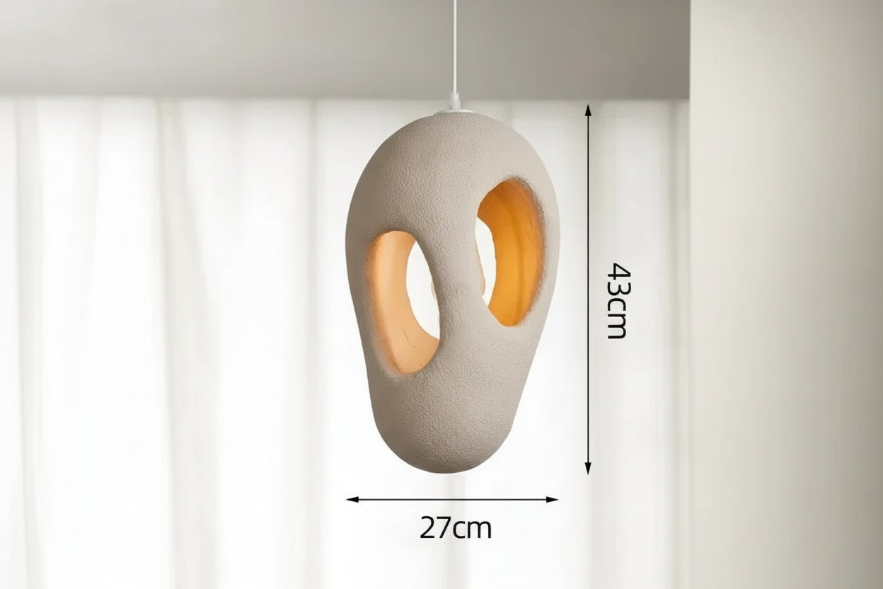 Sculptural Japandi Pendant Lamp Resin Light Fixtures for Dining Room Kitchen Living Casalolalights Luxury Lamps