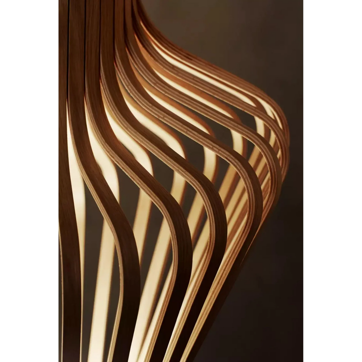 Wood Floor Lamp 120cm | Bentwood Ash Sculptural Standing Scandinavian Living Room & Bedroom Casalolalights Luxury Lamps