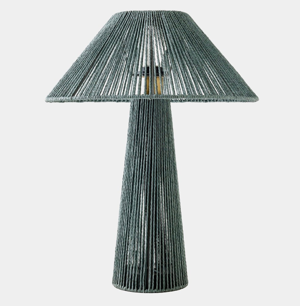 Woven Rope Table Lamp | Bedside Lighting | Living Room Accent Light Casalolalights Luxury Lamps for Interior Designers