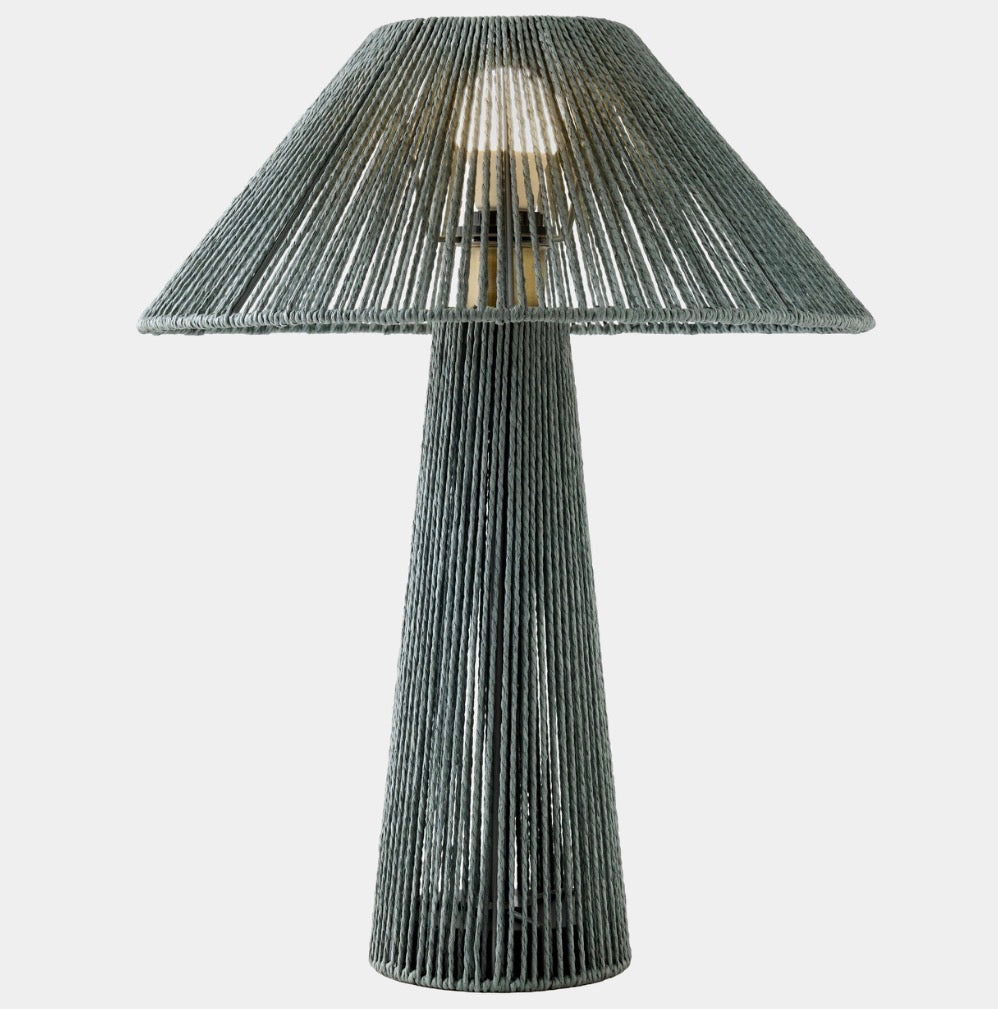 Woven Rope Table Lamp | Bedside Lighting | Living Room Accent Light Casalolalights Luxury Lamps for Interior Designers