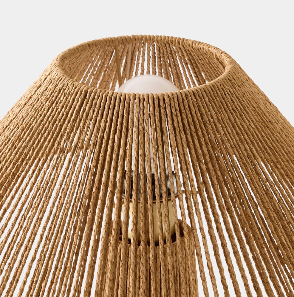 Woven Rope Table Lamp | Bedside Lighting | Living Room Accent Light Casalolalights Luxury Lamps for Interior Designers