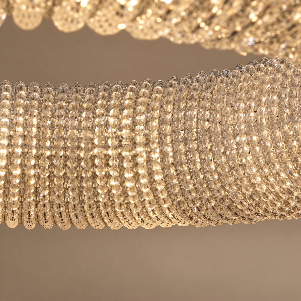 LAMPADARIO IN CRISTALLO ARGENTO | CLSC0951S