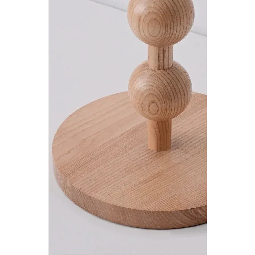 Wood Floor Lamp | Japandi Linen Shade Table or Scandinavian Minimalist Bedroom & Living Room Casalolalights Luxury