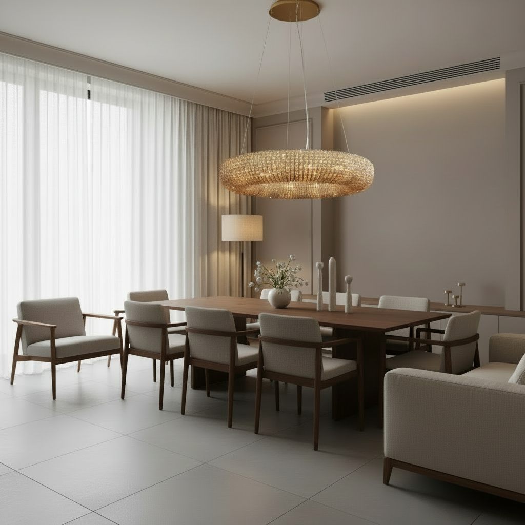 SMOKED CRYSTAL CHANDELIER | CLSC0951