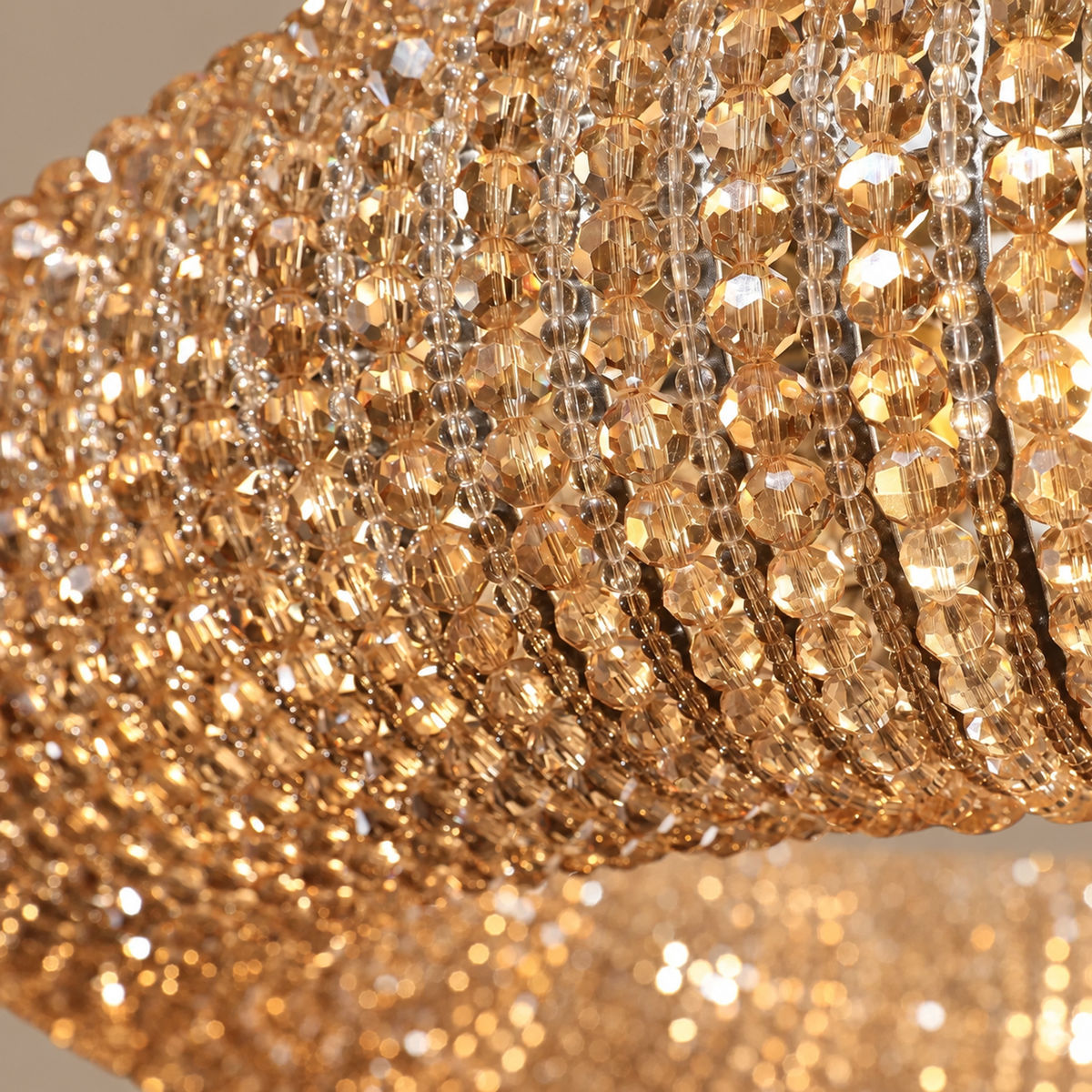 LAMPADARIO IN CRISTALLO FUMÉ | CLSC0951