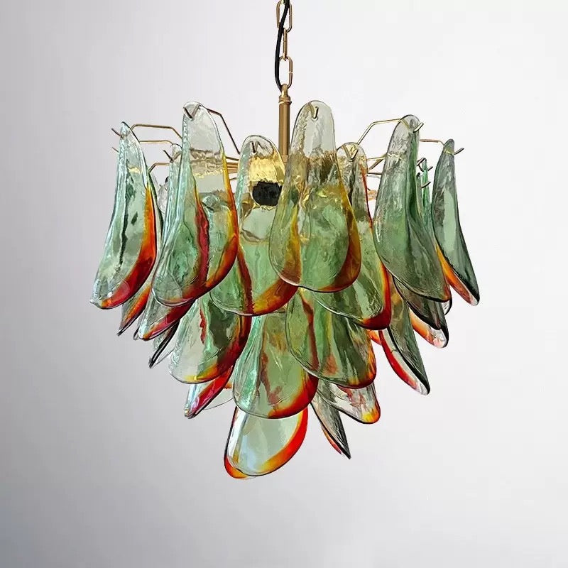 Multi Light Glass and Brass Chandelier 7 or 13 Dining Room Ceiling Fixture for Modern Interiors Casalolalights Luxury