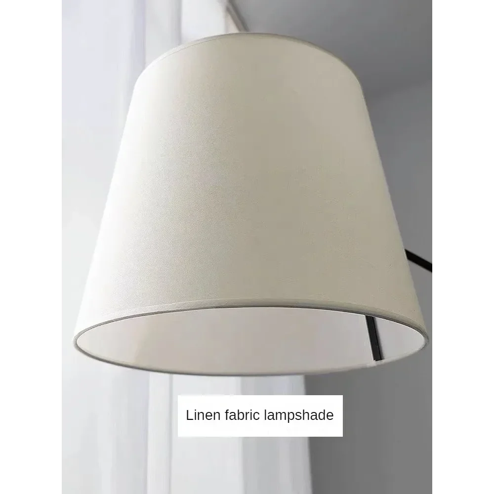 Solid Walnut Floor Lamp 180cm | Angled Wood Standing with Fabric Shade Japandi Living & Reading Casalolalights Luxury