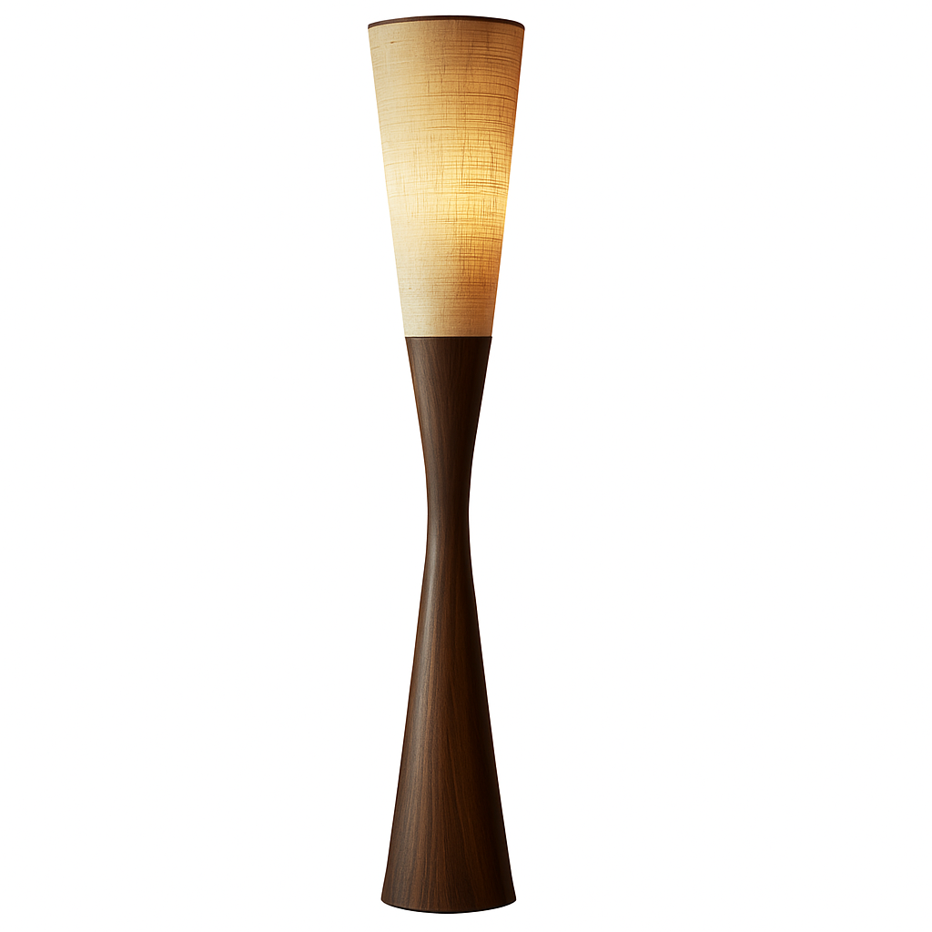 SOLID WOOD BASE LINEN SHADE | CLGHYTS256D