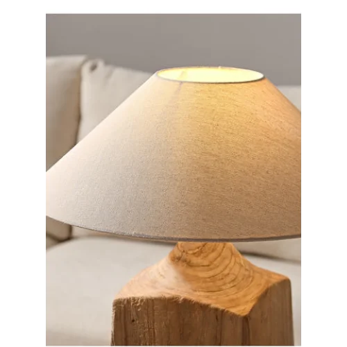 Solid Wood Columnar Floor Lamp | Turned Natural Standing Scandinavian Japandi Living & Reading Casalolalights Luxury
