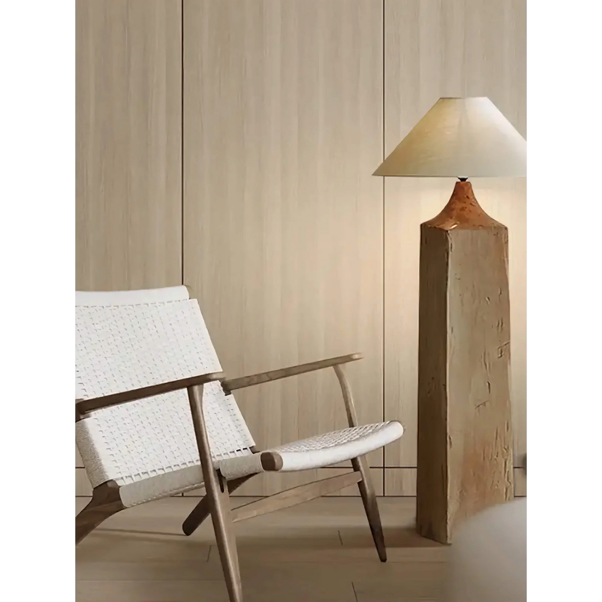 Solid Wood Columnar Floor Lamp | Turned Natural Standing Scandinavian Japandi Living & Reading Casalolalights Luxury