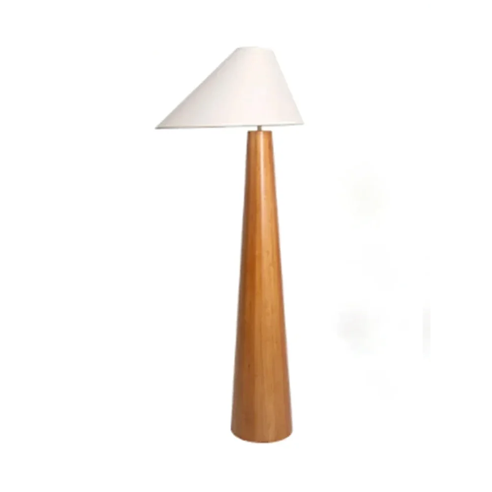 Solid Wood Floor Lamp 150cm | Tall Turned-wood Japandi Standing Wabi-sabi Living Room & Bedroom Casalolalights Luxury