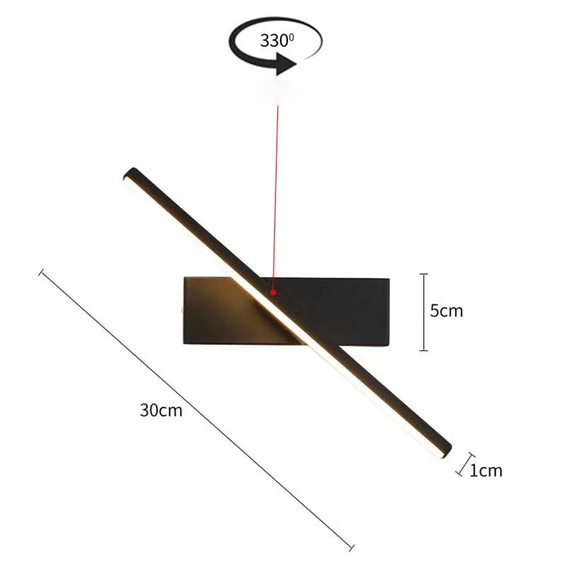 Modern Light Fixtures for Bathroom | Led Lamp Black | Bedside Lamps | Mirror