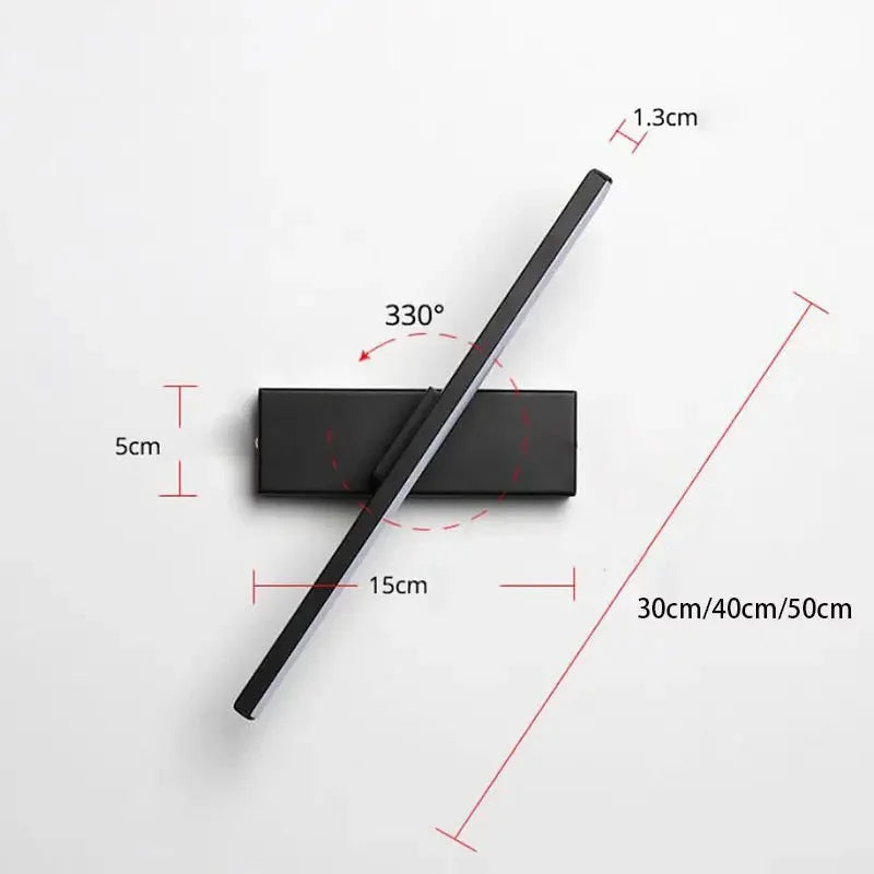 Modern Light Fixtures for Bathroom | Led Lamp Black | Bedside Lamps | Mirror