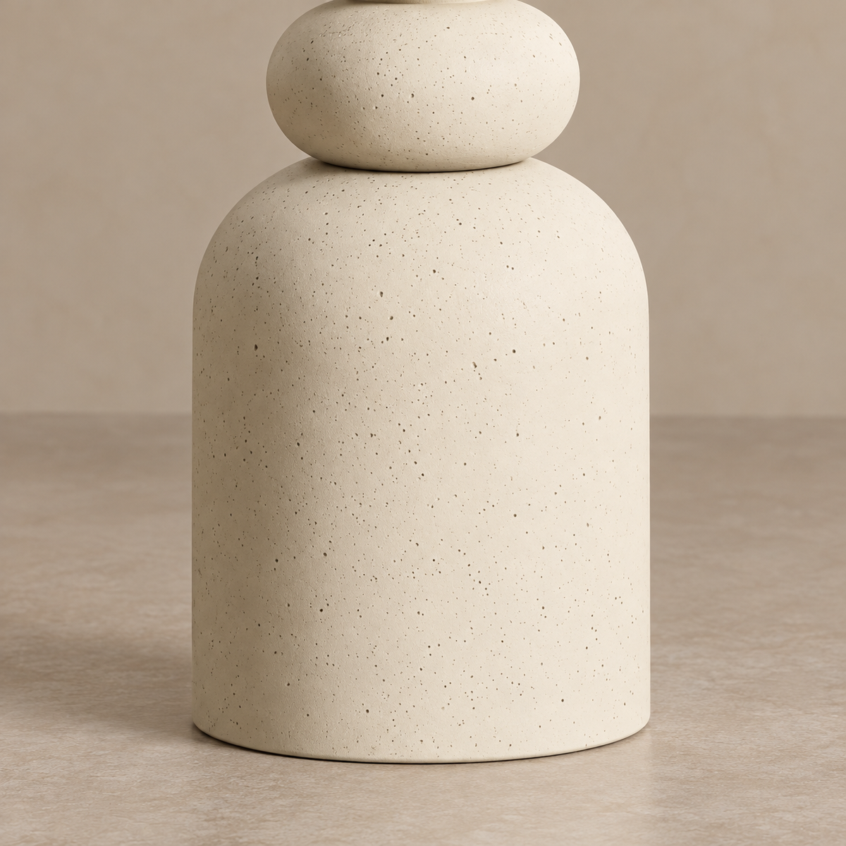 Close view of the softly rounded base and fine surface texture of CL7774033.