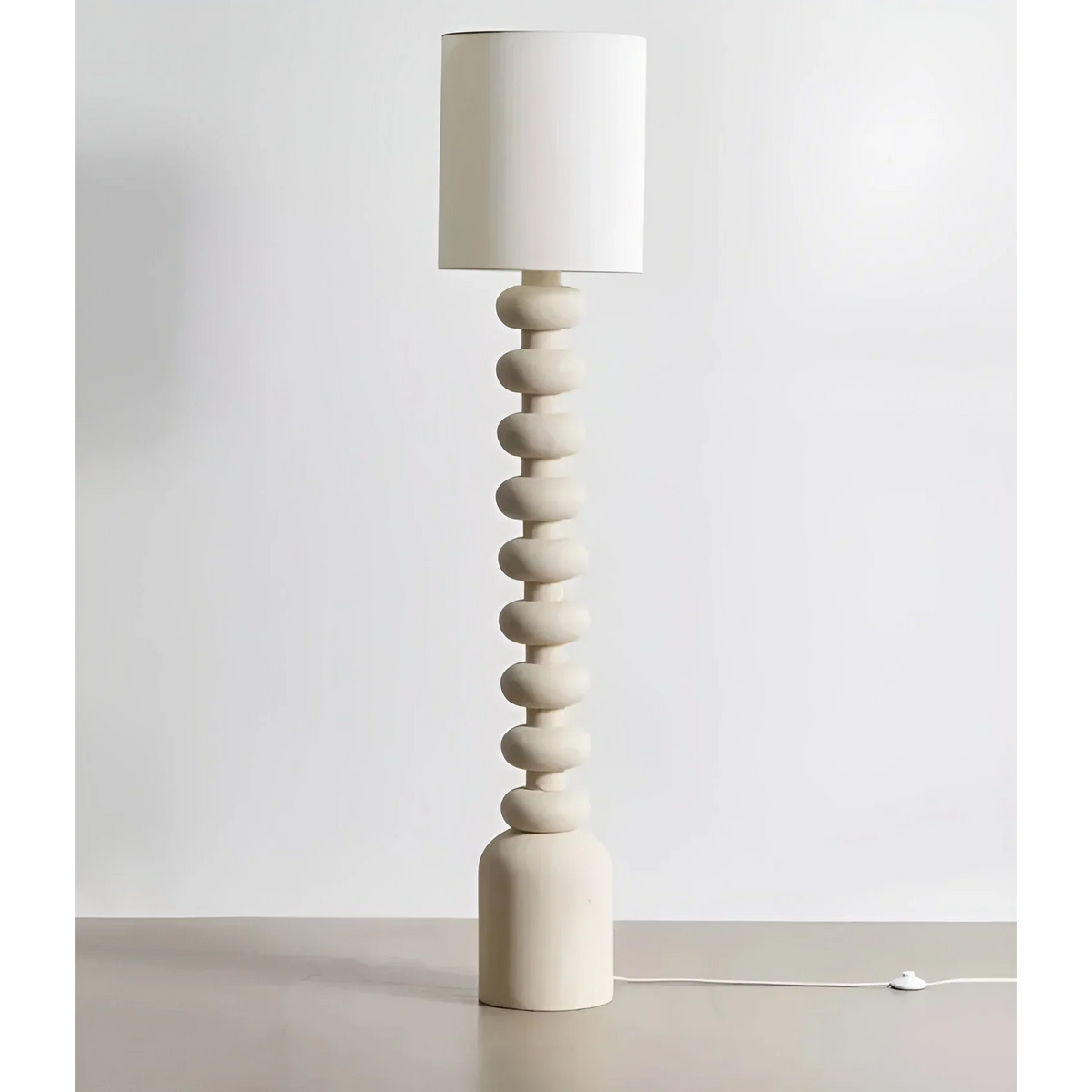 Sculptural Resin Floor Lamp | Stacked Geometric Dimmable Accent Light Gallery Loft & Living Room Casalolalights Luxury
