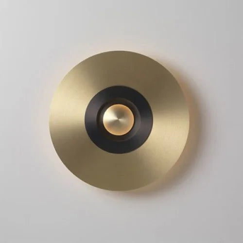 Metal Disc Wall Lamp | Light Sconces | Mid Century Modern Lighting for Corridor Bedside Living Room