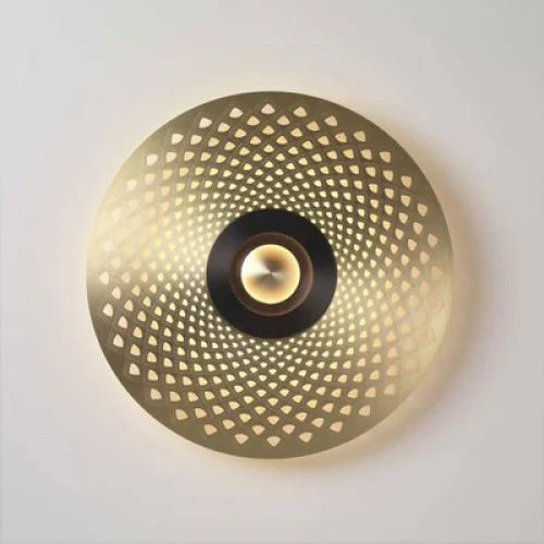 Metal Disc Wall Lamp | Light Sconces | Mid Century Modern Lighting for Corridor Bedside Living Room