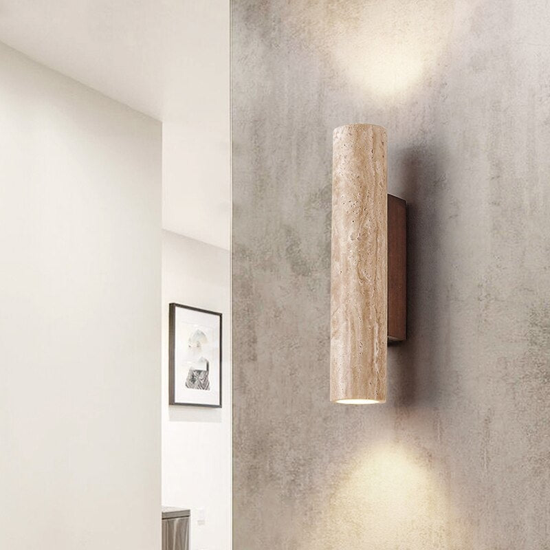Marble Wall Sconces | Warm Minimalist Light Taupe Casalola - Lamps