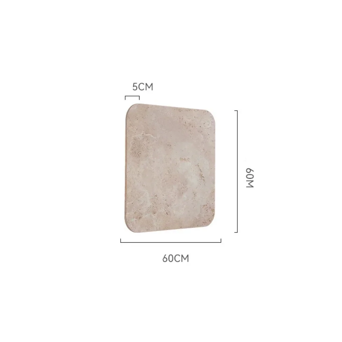 Travertine Wall Light | Square Waterproof Stone Sconce Indoor-outdoor Patio Bathroom & Living Casalolalights Luxury