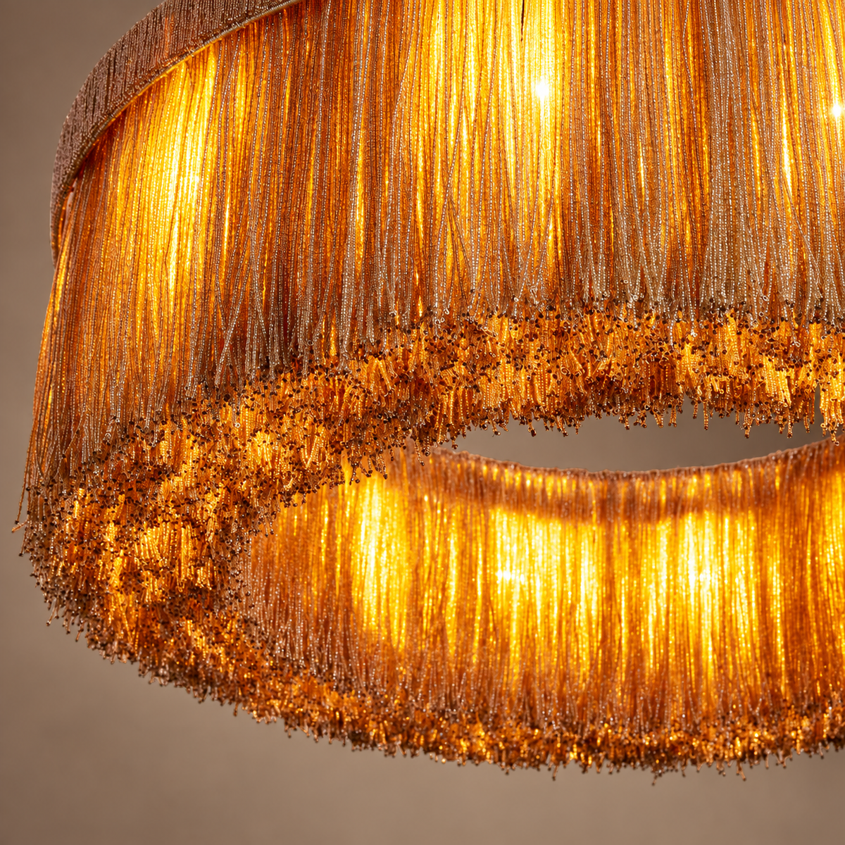 Beige Rattan Ring Chandelier 12 Light | Shallow Profile for a Standard Ceiling Living Room Woven Casalola Lights Luxury