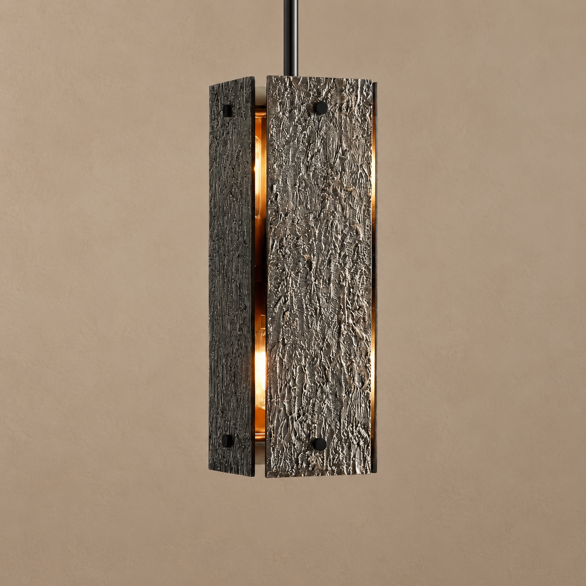 Cast Brass Textured Pendant Gold Silver or Black | in a Row Over Kitchen Island Hallway Casalola Lights Luxury Lamps