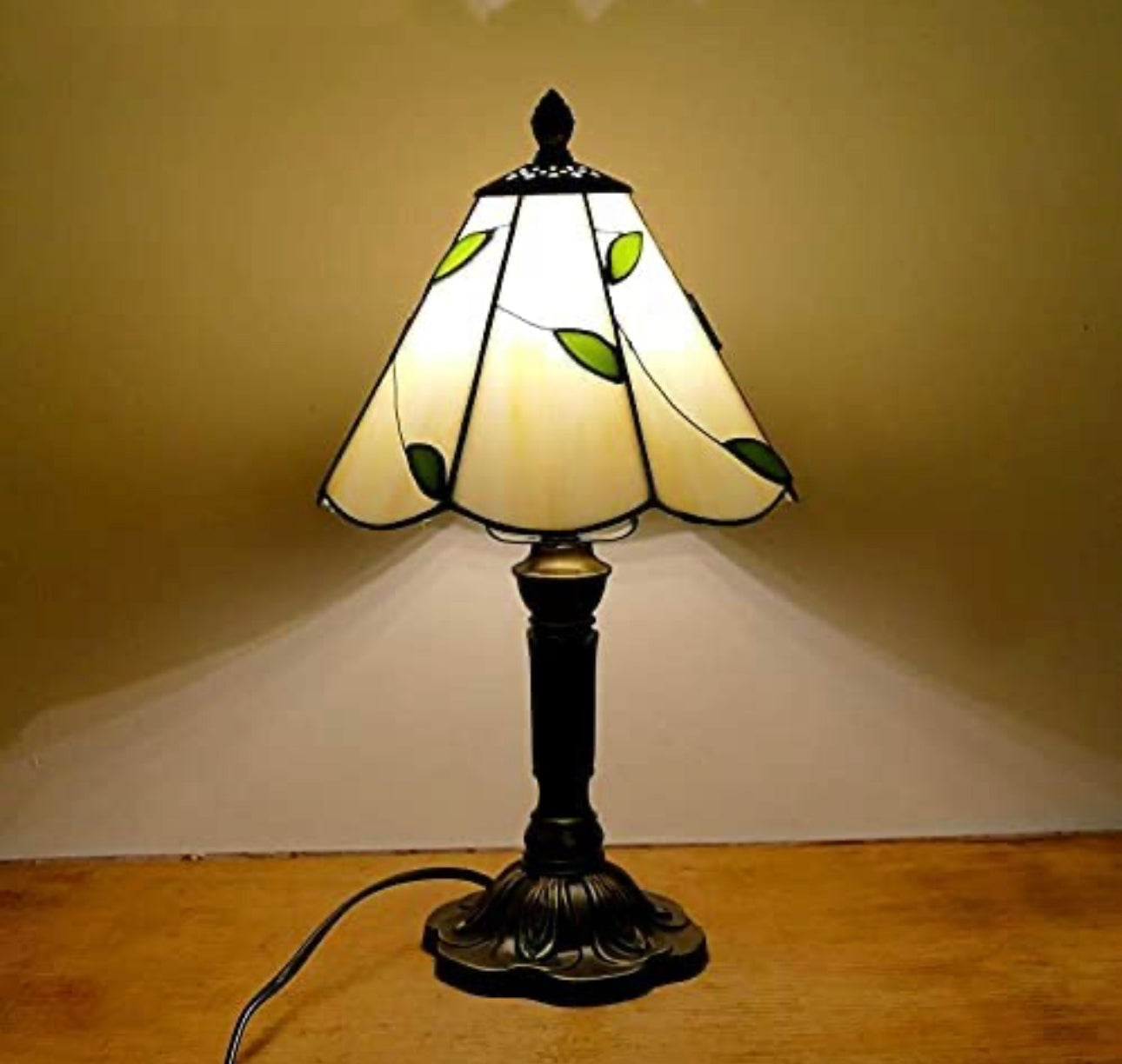 Luxury Tiffany Table Lamp Copper Colorful Glass - Lamps