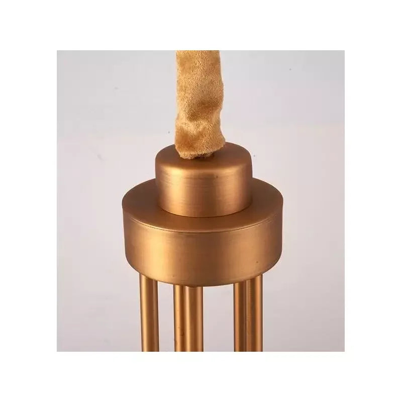 Semi-flush Mount Ceiling Lamp - the Two Tier Agate Chandelier for Living Rooms and Kitchens